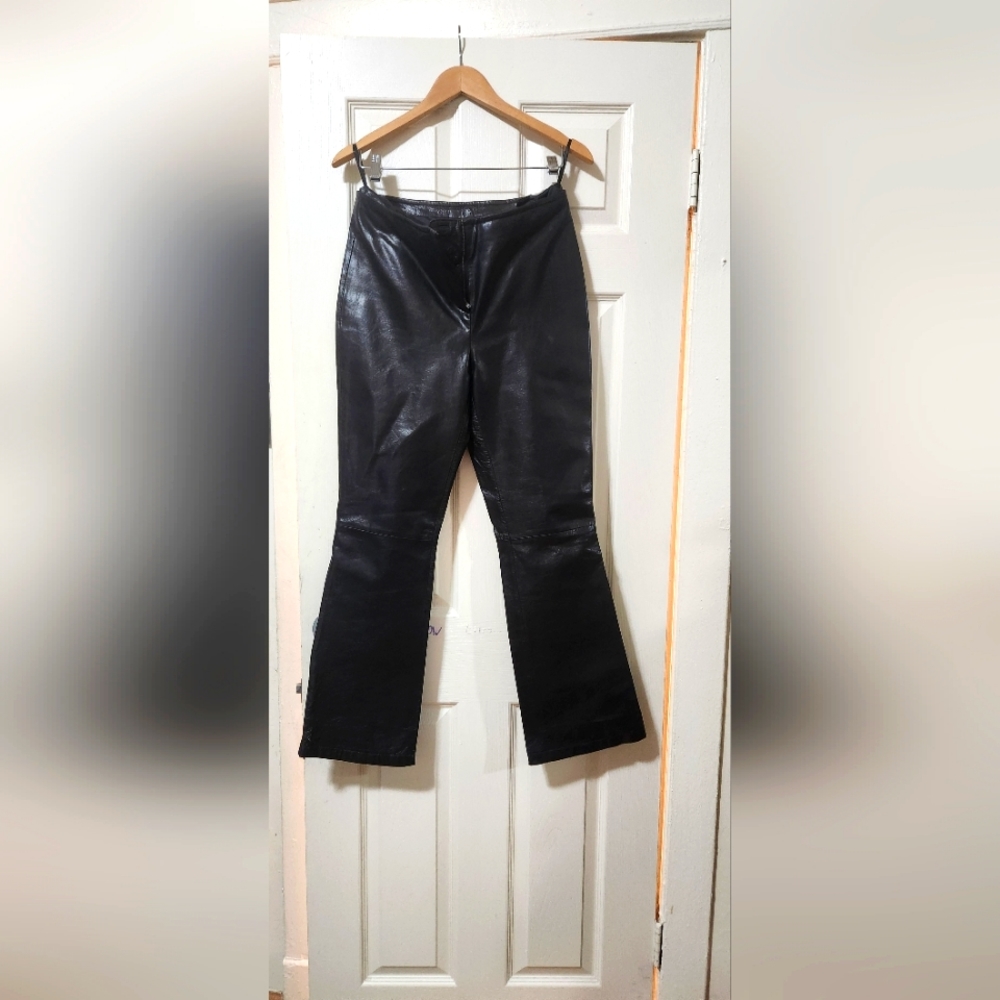 Genuine leather pants